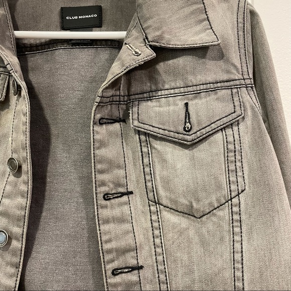 Club monaco denim jacket - Picture 2 of 3